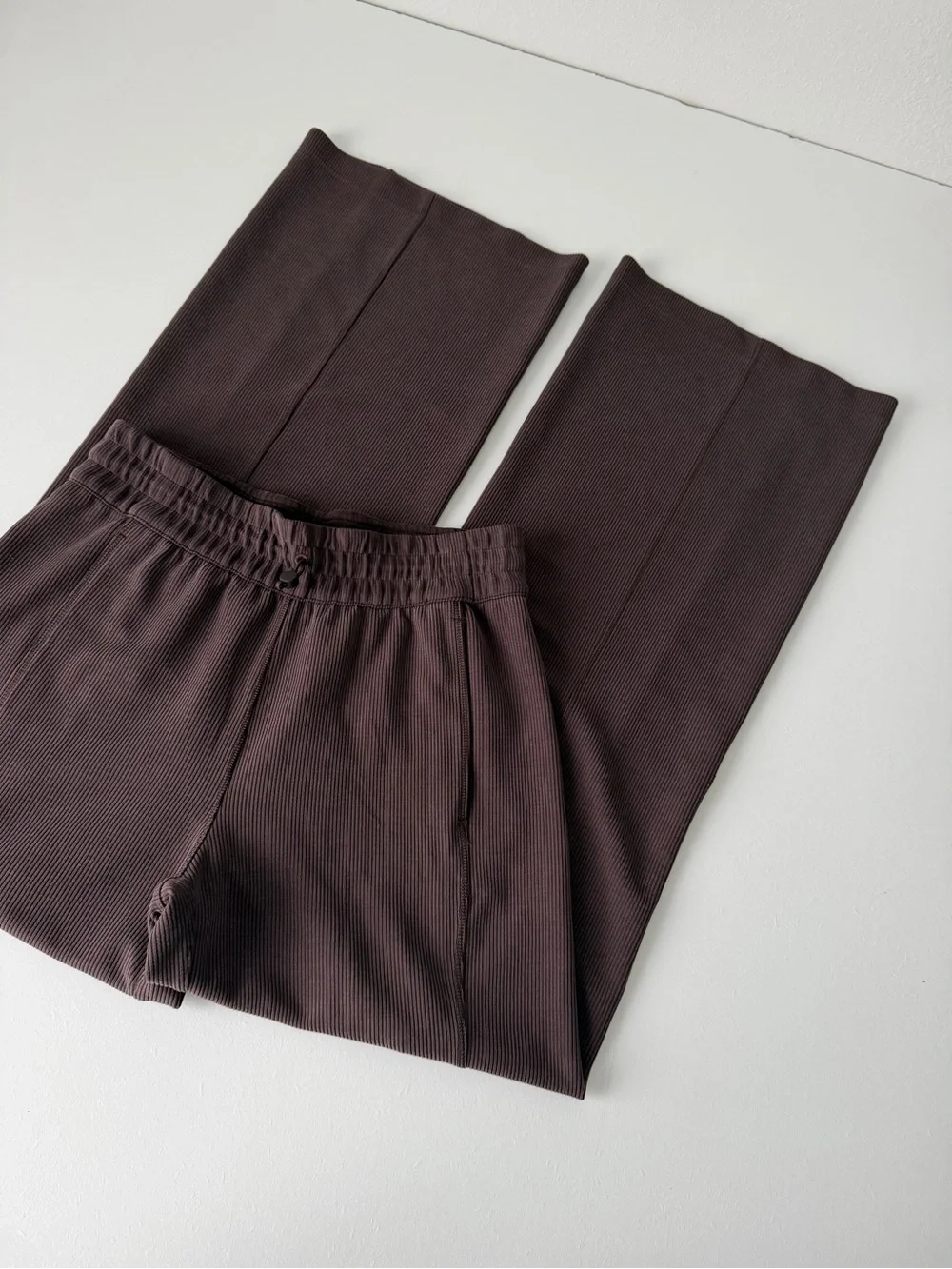 Brown Lululemon Ribbed Softstreme Pant